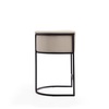 Manhattan Comfort Cosmopolitan Counter Stool in Cream and Black CS008-CR